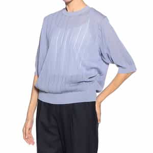 ウォッシャブル シアーニットプルオーバー