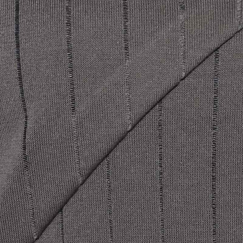 BARNEYS NEW YORK ウォッシャブル シアーニットプルオーバー GRAY