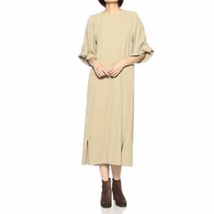 ウォッシャブル ギャザースリーブIラインドレス