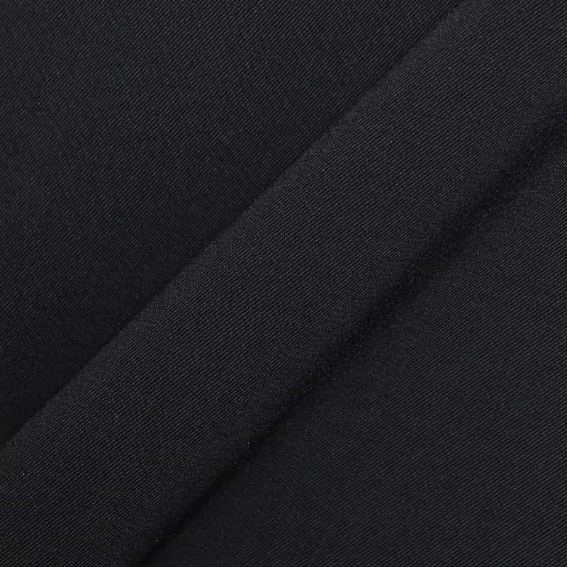 BARNEYS NEW YORK ウォッシャブル ギャザースリーブIラインドレス BLACK