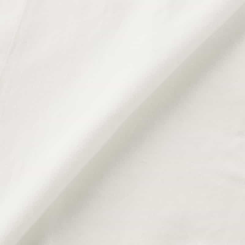 FINAMORE FINAMORE<フィナモレ>ワイドカラーツイルシャツ"PANTELLERIA" WHITE