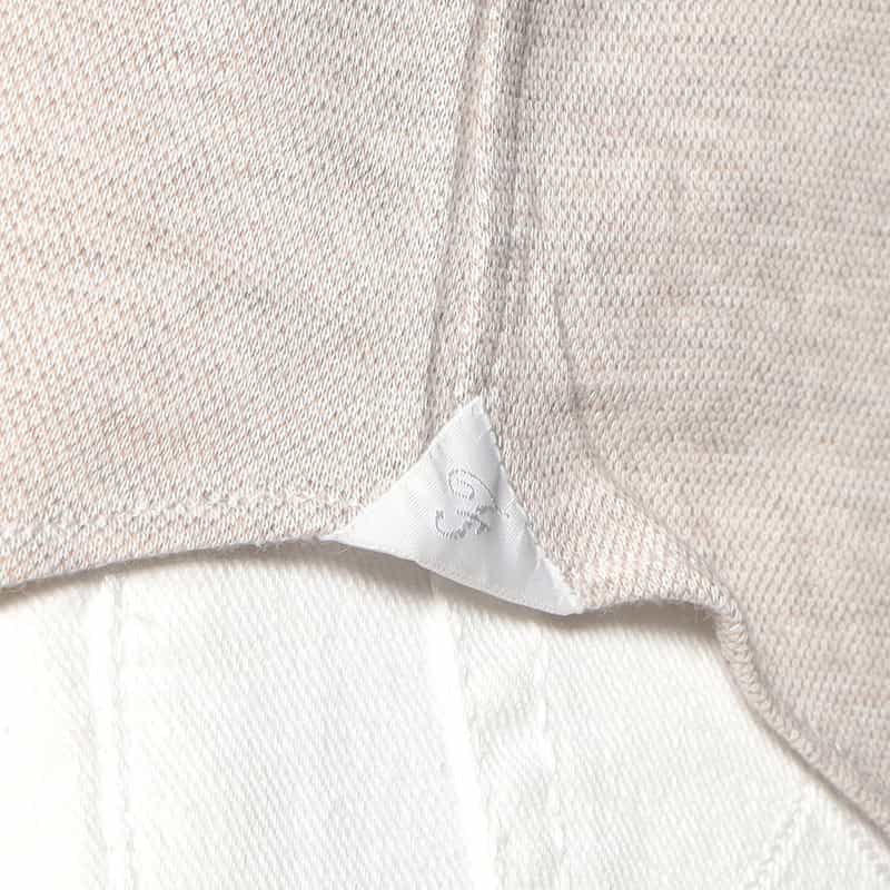 FINAMORE コットンカシミヤ素材シャツ IVORY