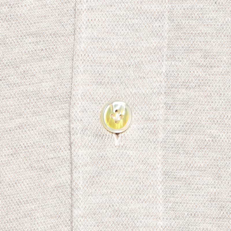 FINAMORE コットンカシミヤ素材シャツ IVORY