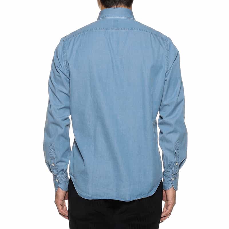 FINAMORE デニムシャツ BLUE