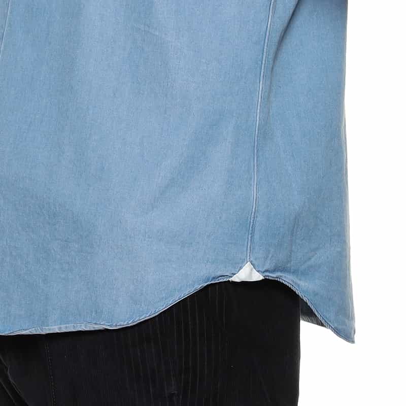 FINAMORE デニムシャツ BLUE