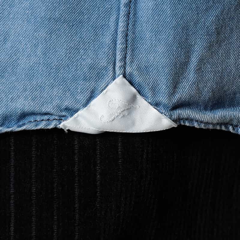 FINAMORE デニムシャツ BLUE