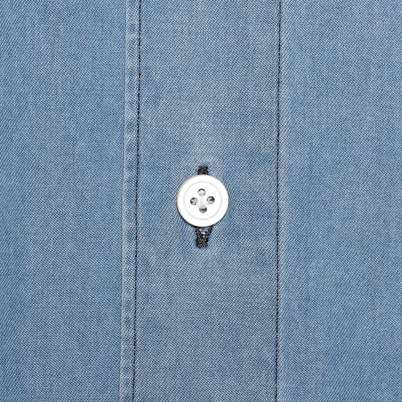 FINAMORE デニムシャツ BLUE