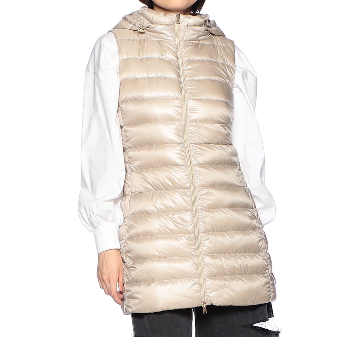 フーデッドダウンベスト "ICONICO"