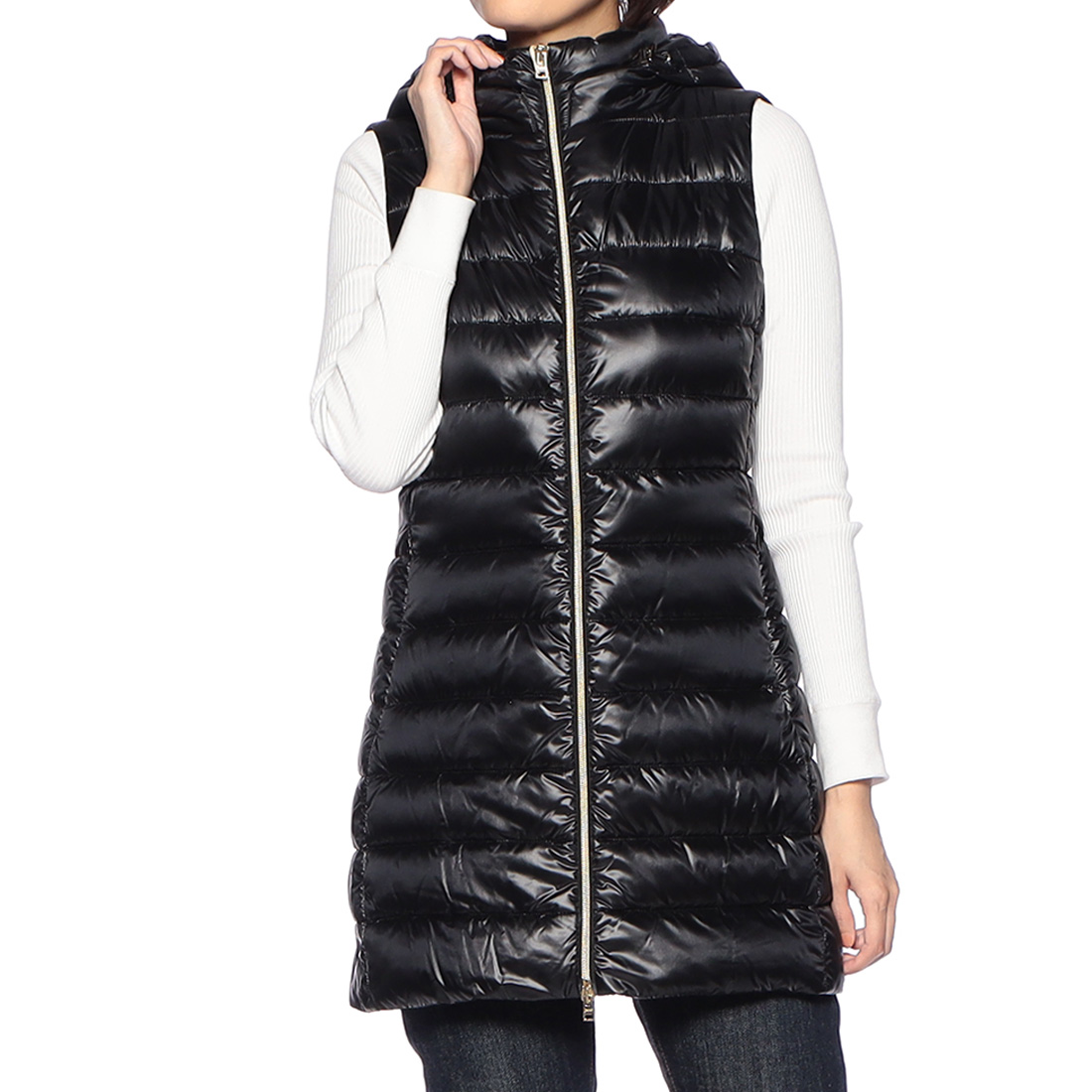 フーデッドダウンベスト "ICONICO"