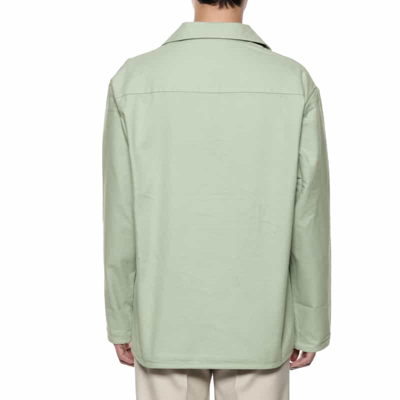 BARNEYS NEW YORK スキッパーシャツ GREEN