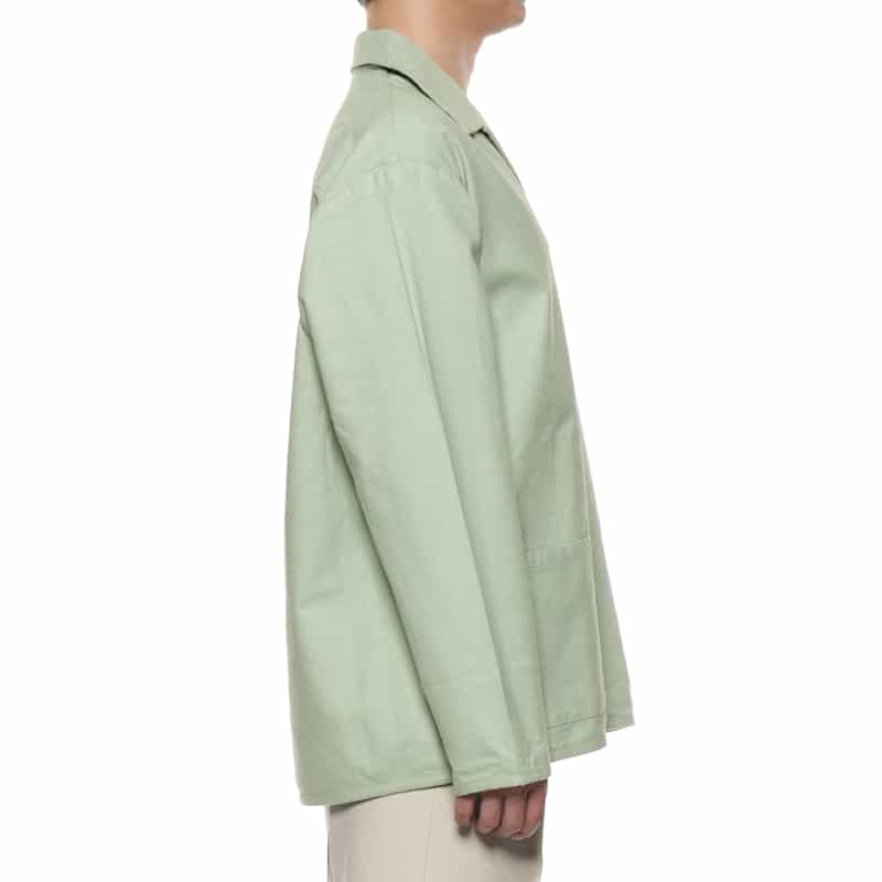 BARNEYS NEW YORK スキッパーシャツ GREEN