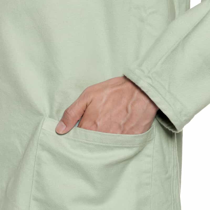 BARNEYS NEW YORK スキッパーシャツ GREEN