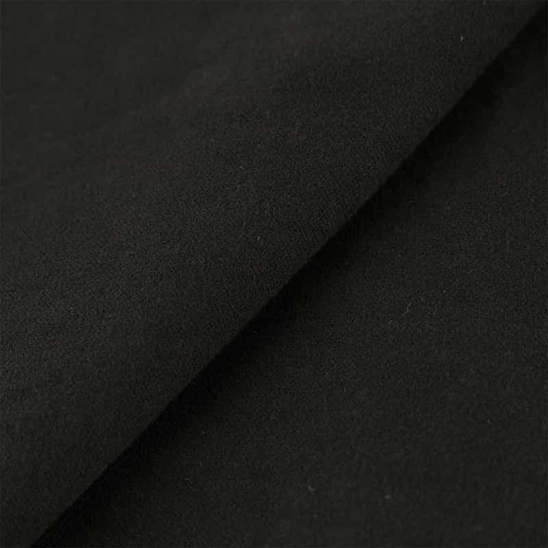 BARNEYS NEW YORK モールスキン素材ダブルポケットシャツ BLACK