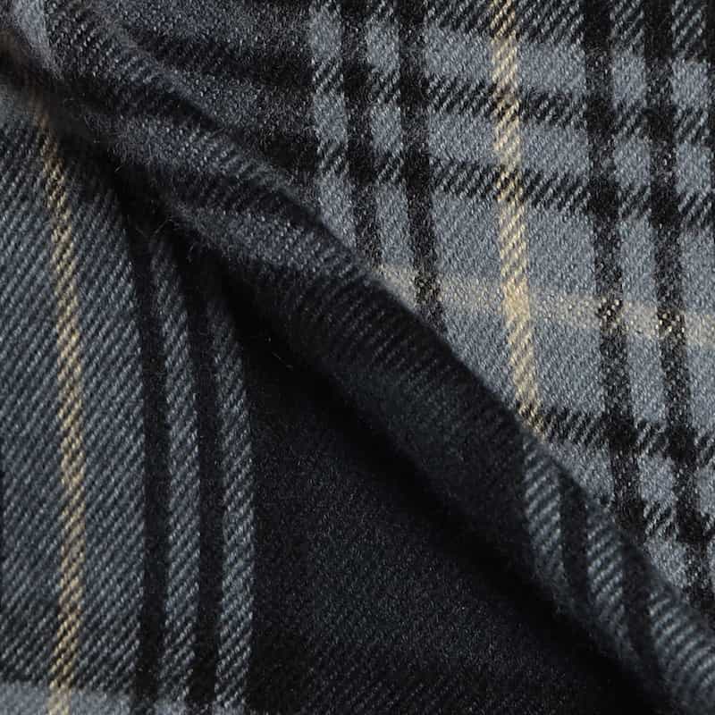 BARNEYS NEW YORK フランネル チェック シャツ NAVY