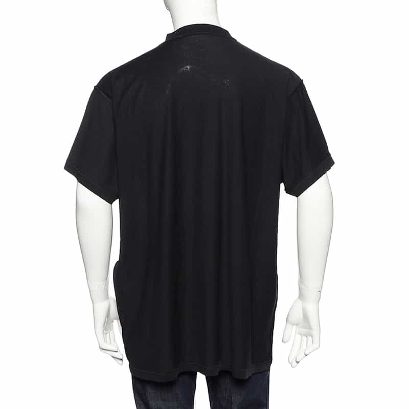 BALENCIAGA ロゴプリントTシャツ BLACK