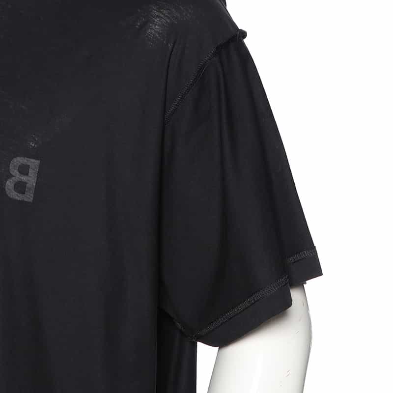 BALENCIAGA ロゴプリントTシャツ BLACK