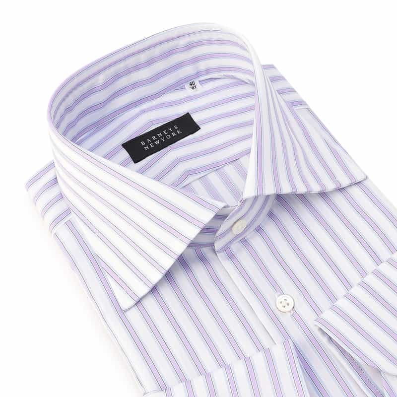 BARNEYS NEW YORK ドレスシャツ PURPLE