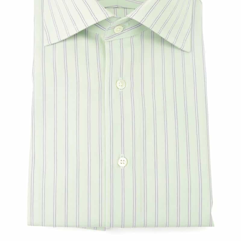 BARNEYS NEW YORK ドレスシャツ LT GREEN