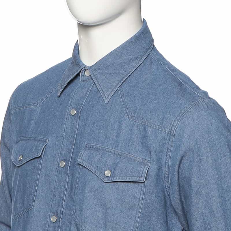 BARNEYS NEW YORK デニムシャツ BLUE