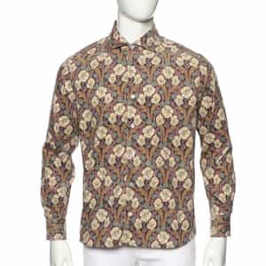 フラワープリントシャツ