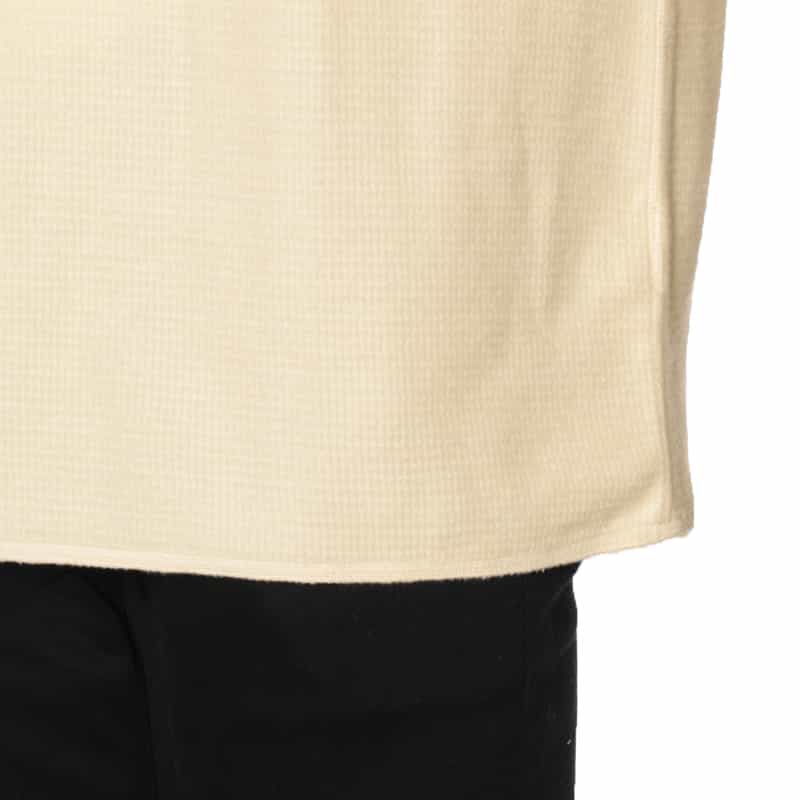 BARNEYS NEW YORK コットンカシミヤ素材ジャカード ニットソー WHITE
