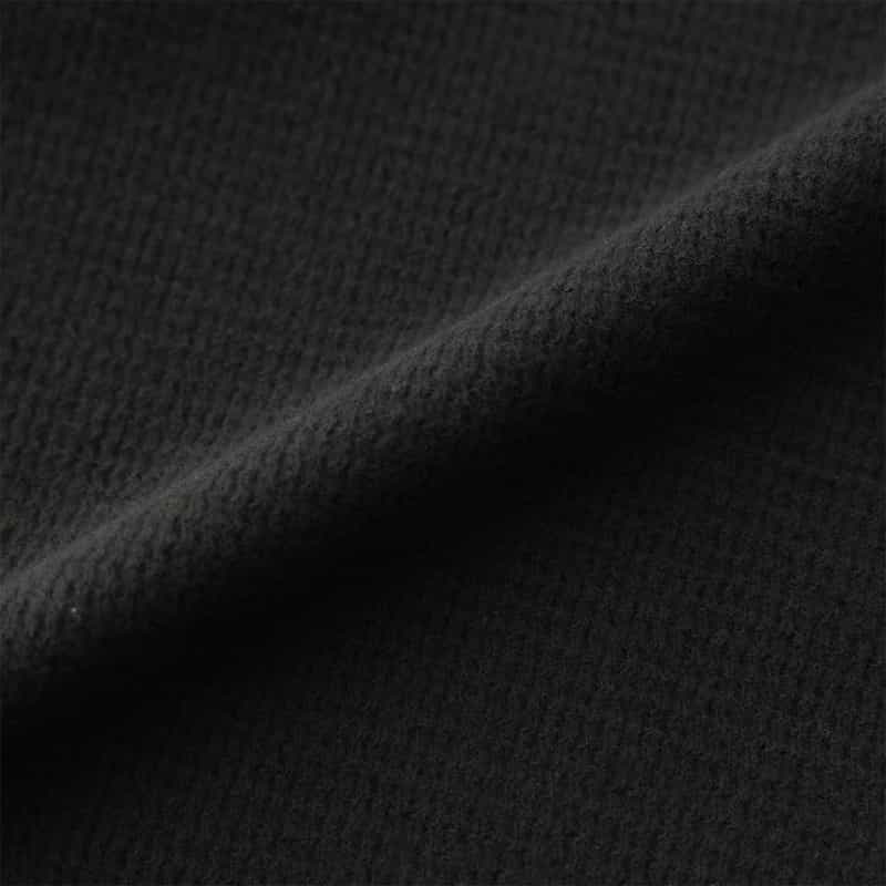 BARNEYS NEW YORK コットンカシミヤ素材ジャカード ニットソー DARK GRAY