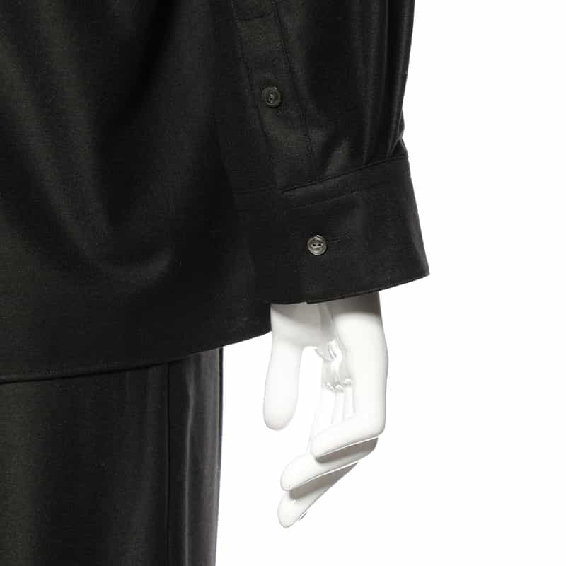 BARNEYS NEW YORK セットアップ スキッパーシャツ BLACK