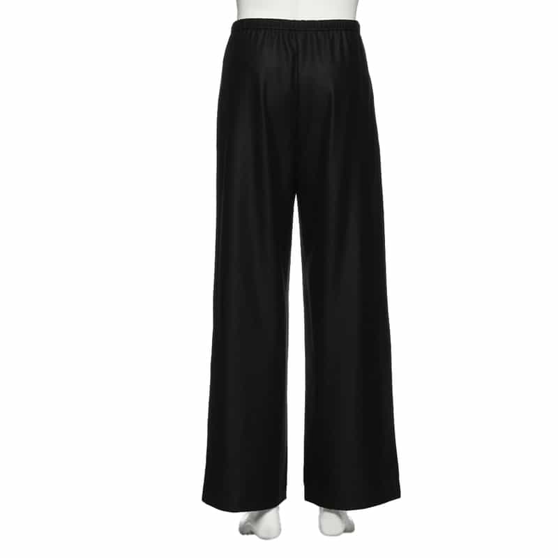 BARNEYS NEW YORK セットアップ ワイドストレート イージーパンツ BLACK