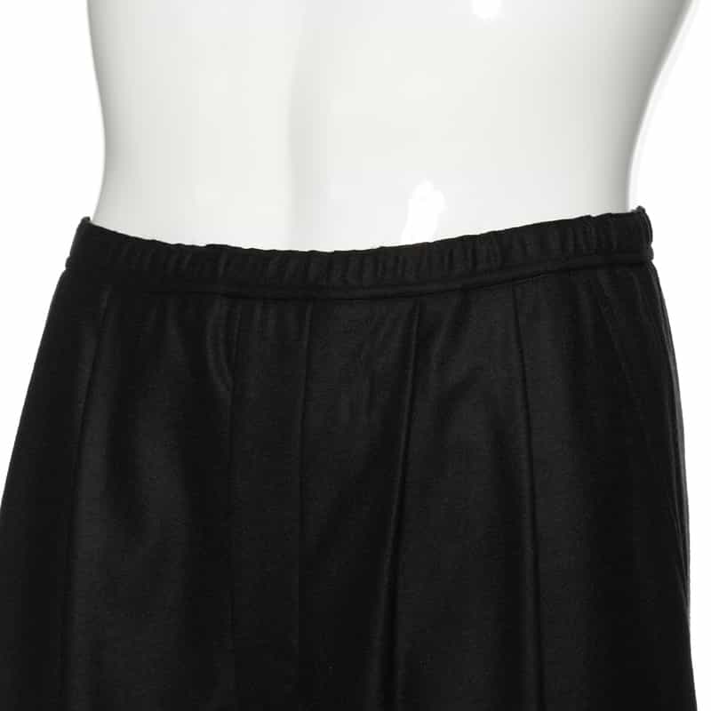 BARNEYS NEW YORK セットアップ ワイドストレート イージーパンツ BLACK