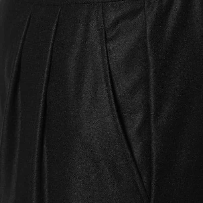 BARNEYS NEW YORK セットアップ ワイドストレート イージーパンツ BLACK