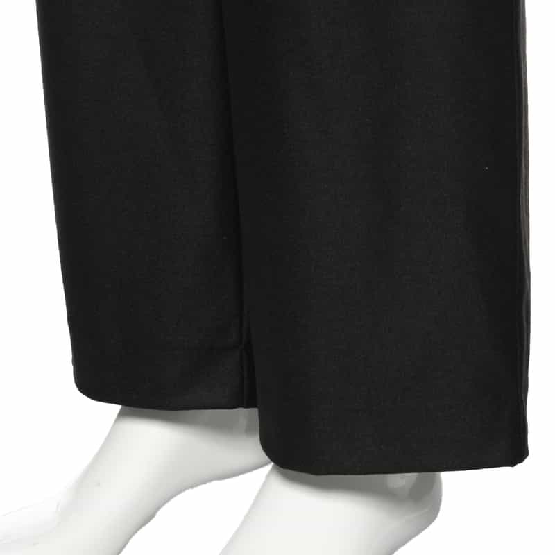 BARNEYS NEW YORK セットアップ ワイドストレート イージーパンツ BLACK