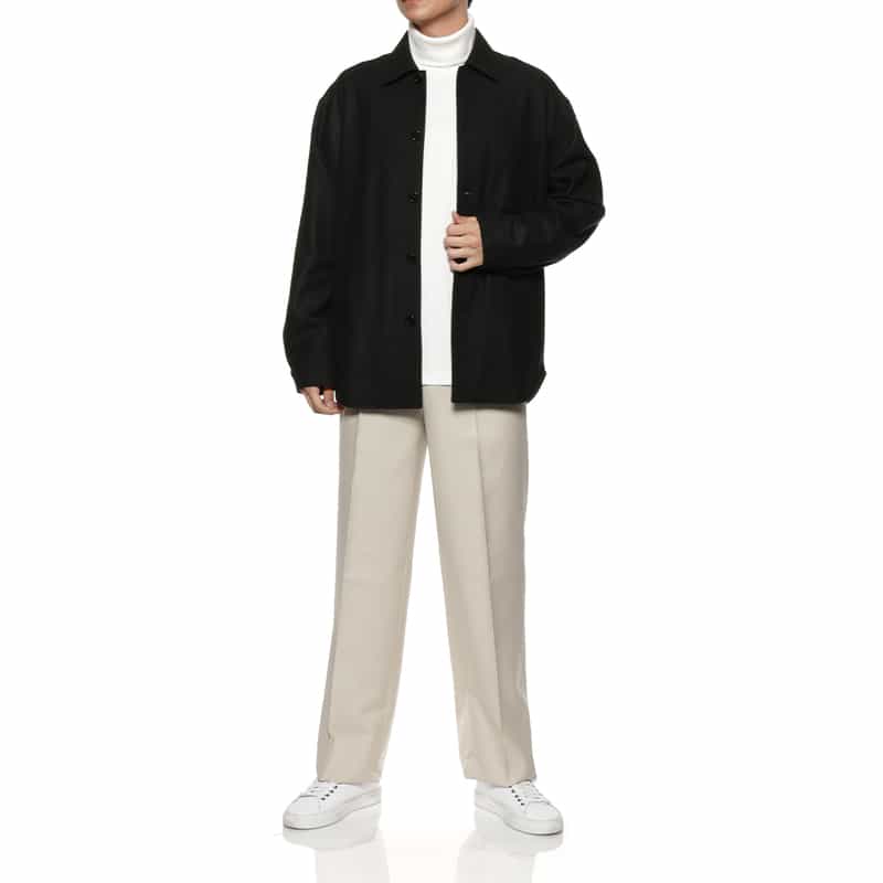 BARNEYS NEW YORK オーバーシャツジャケット BLACK