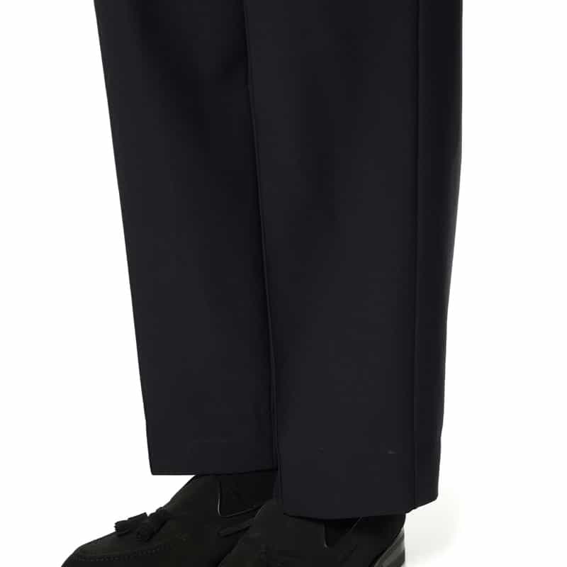 BARNEYS NEW YORK セットアップ 2タックワイドパンツ NAVY