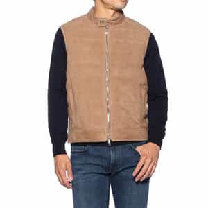 ゴートスエード ダウンベスト "JURI DOWN VEST"