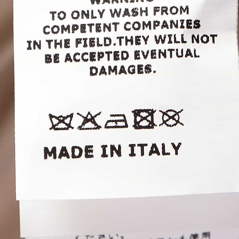 EMMETI ゴートスエード ダウンベスト "JURI DOWN VEST" BEIGE