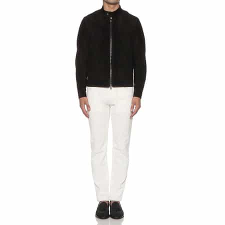 美品 L位 バーニーズニューヨーク レザージャケット ブルゾン