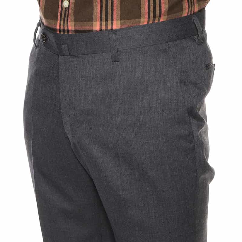 BARNEYS NEW YORK ウール スリムテーパード パンツ GRAY