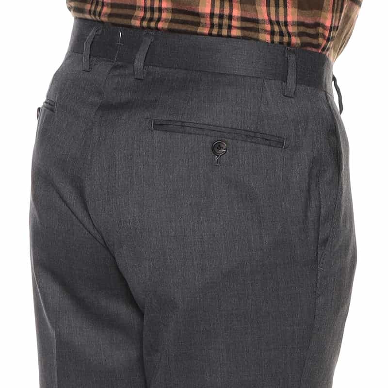 BARNEYS NEW YORK ウール スリムテーパード パンツ GRAY