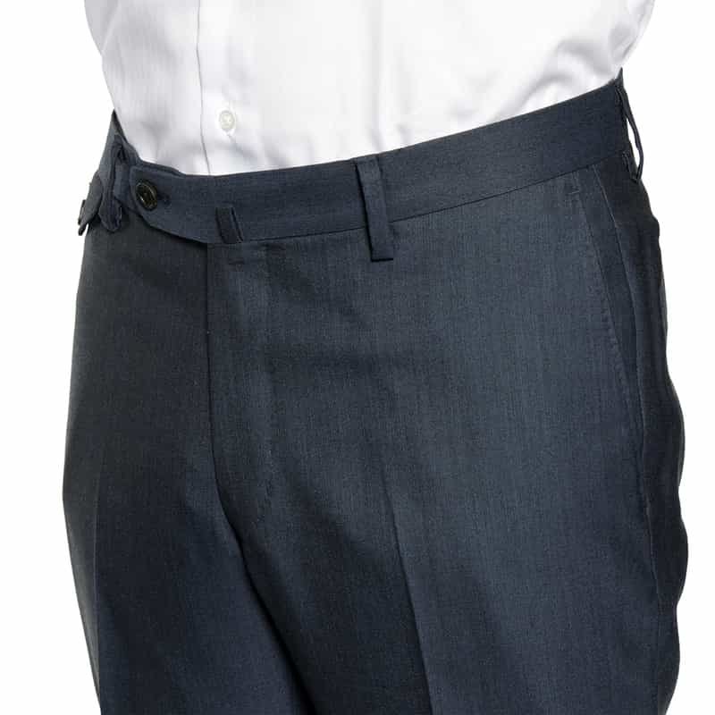 BARNEYS NEW YORK スリムテーパード ドレスパンツ BLUE