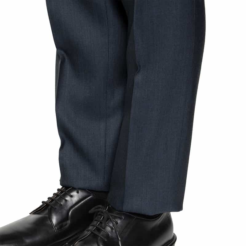 BARNEYS NEW YORK スリムテーパード ドレスパンツ BLUE