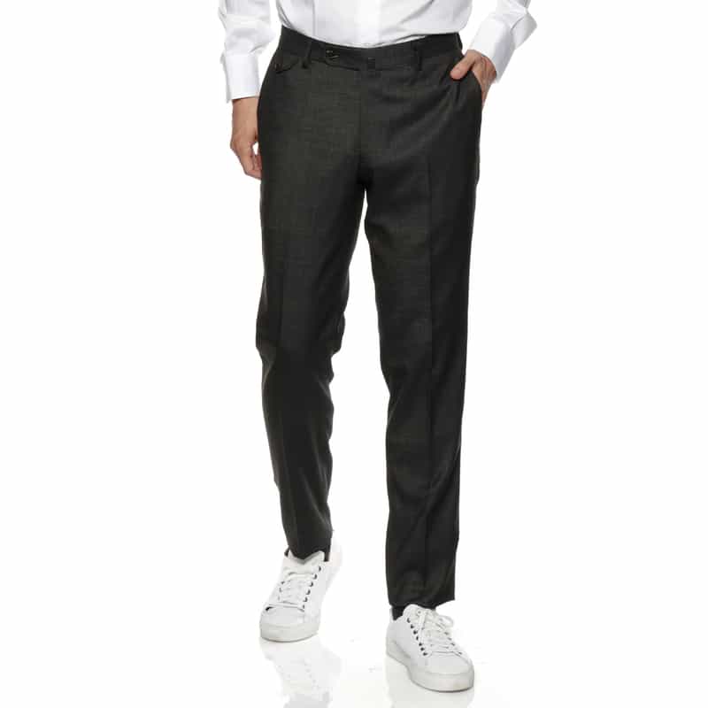 BARNEYS NEW YORK スリムテーパード ドレスパンツ BLACK