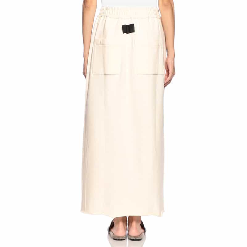 COGTHEBIGSMOKE フロントスリット スエット タイトスカート IVORY