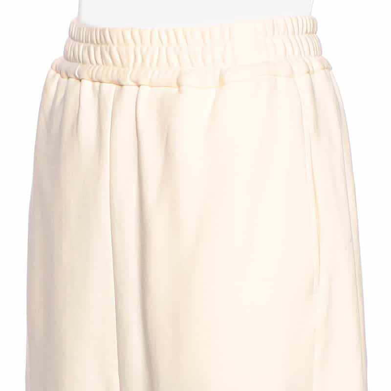 COGTHEBIGSMOKE フロントスリット スエット タイトスカート IVORY