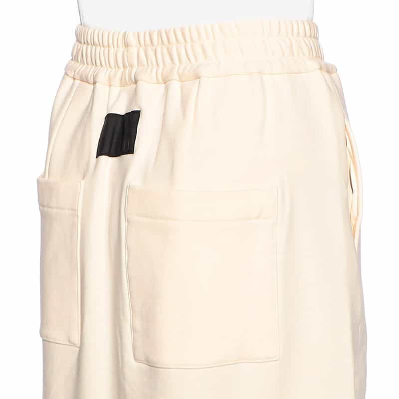 COGTHEBIGSMOKE フロントスリット スエット タイトスカート IVORY