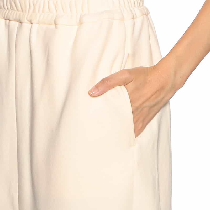 COGTHEBIGSMOKE フロントスリット スエット タイトスカート IVORY