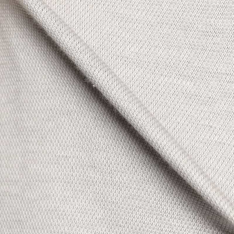 CATARISANO メランジ調カラージャージーシャツ IVORY