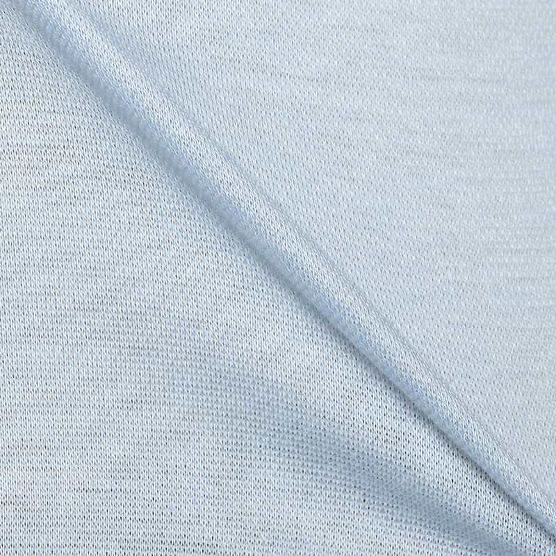 CATARISANO メランジ調カラージャージーシャツ LIGHT BLUE