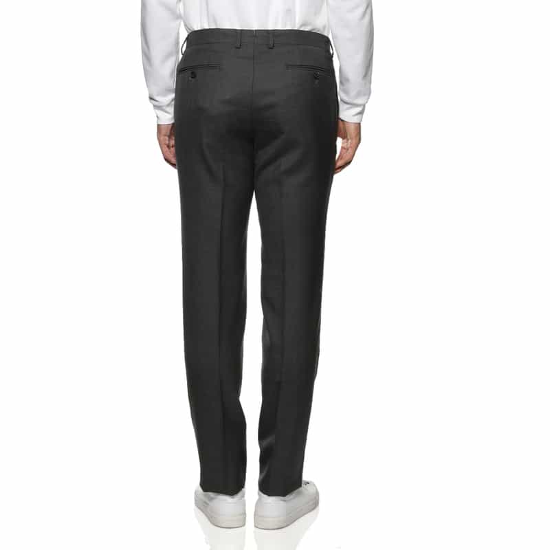 BARNEYS NEW YORK ウールスリムテーパードパンツ GRAY