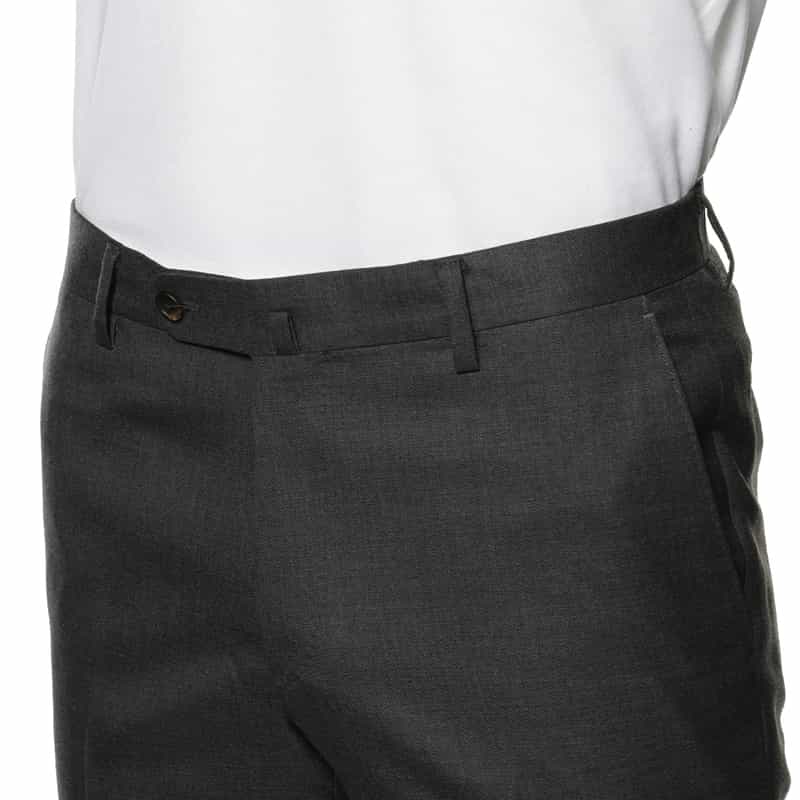 BARNEYS NEW YORK ウールスリムテーパードパンツ GRAY