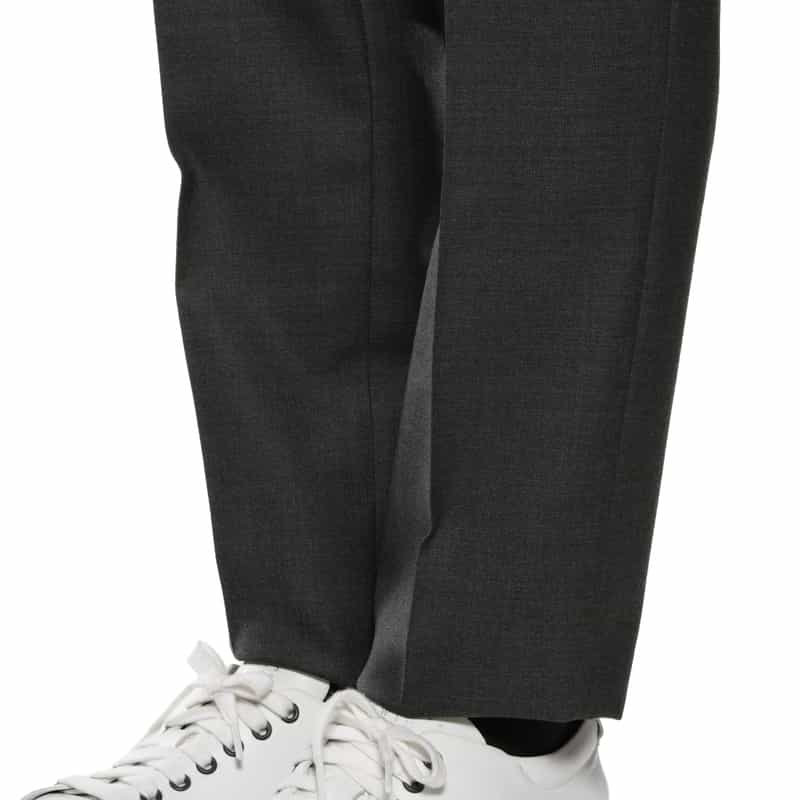 BARNEYS NEW YORK ウールスリムテーパードパンツ GRAY